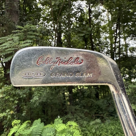LOUISVILLE GRAND SLAM H•B PUTTER Right Handed Heel Shafted Original Grip Used - Picture 1 of 4